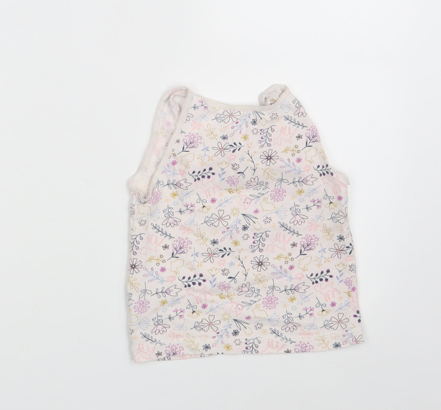 Nutmeg Girls Pink Floral  Camisole Tank Size 3-4 Years