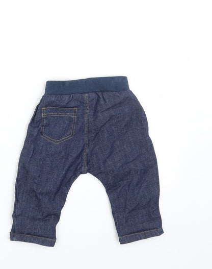 George Baby Blue   Sweatpants Jeans Size 0-3 Months  - Waist 14in; Inside  leg 7in