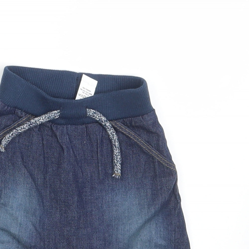 George Baby Blue   Sweatpants Jeans Size 0-3 Months  - Waist 14in; Inside  leg 7in