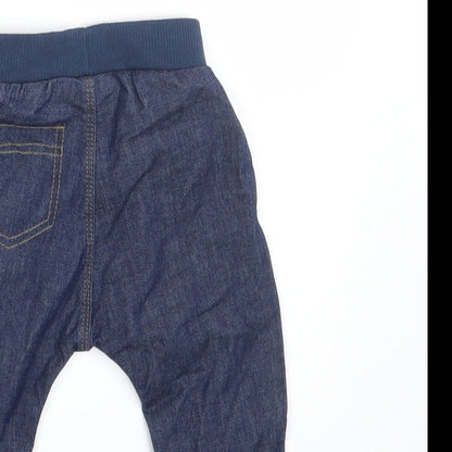George Baby Blue   Sweatpants Jeans Size 0-3 Months  - Waist 14in; Inside  leg 7in