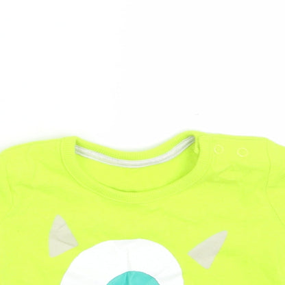 George Baby Green   Basic T-Shirt Size 3-6 Months  - MIKE