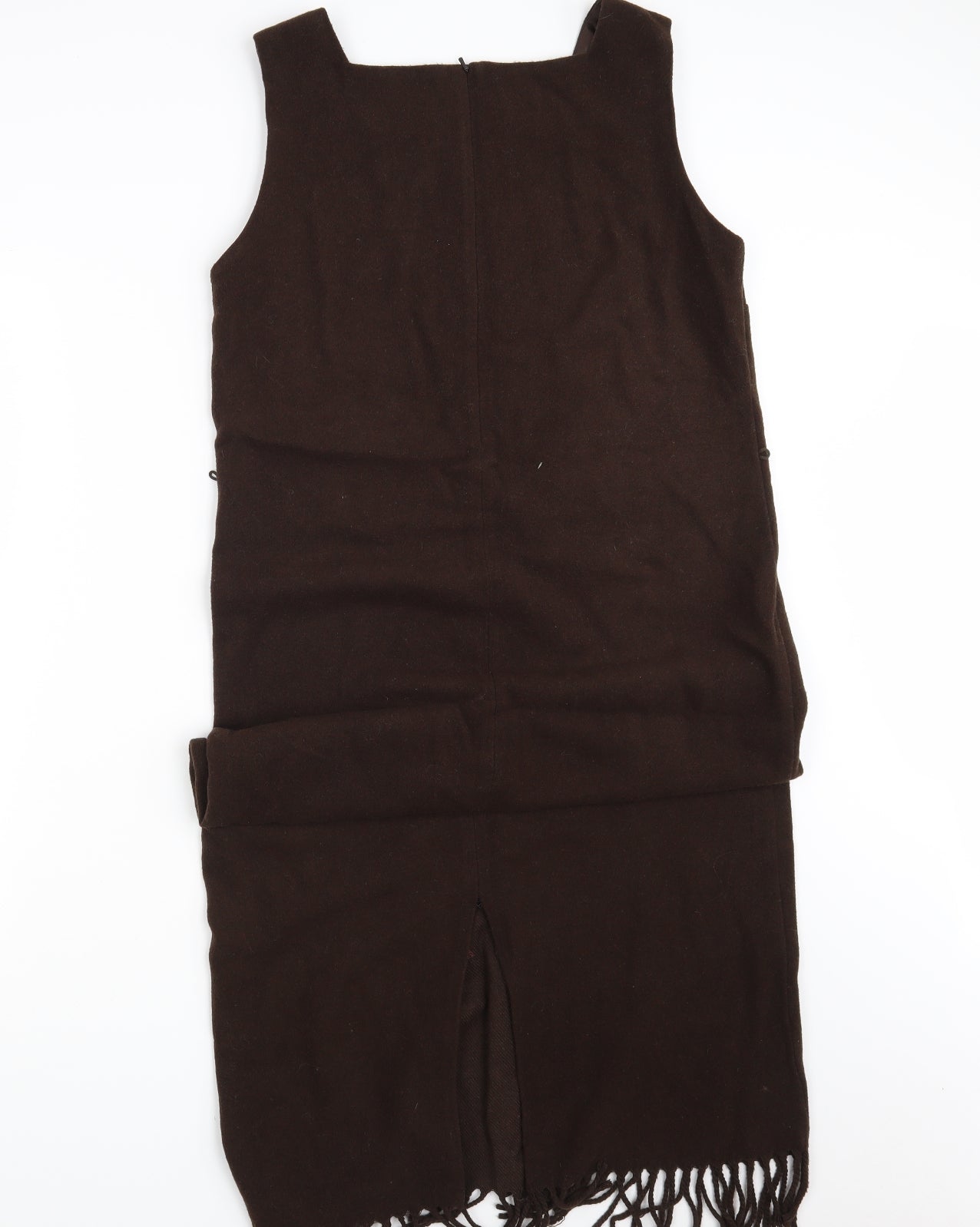 Modern Woman Womens Brown   Fit & Flare  Size 12