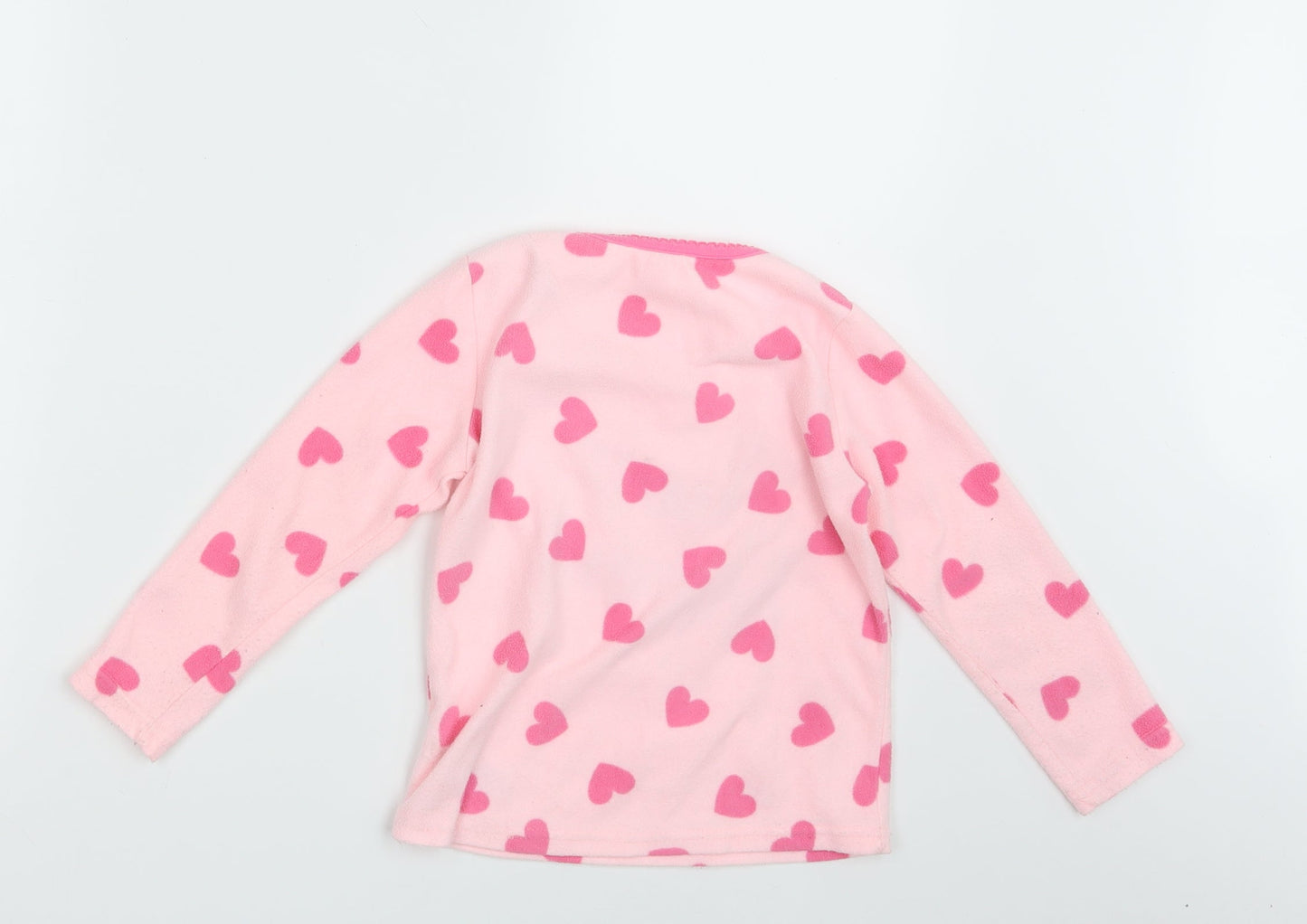 Primark Girls Pink Polka Dot  Pullover Jumper Size 5-6 Years