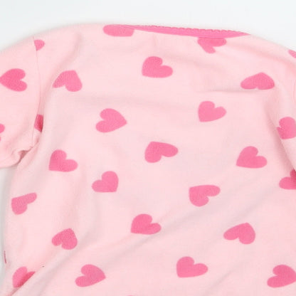 Primark Girls Pink Polka Dot  Pullover Jumper Size 5-6 Years