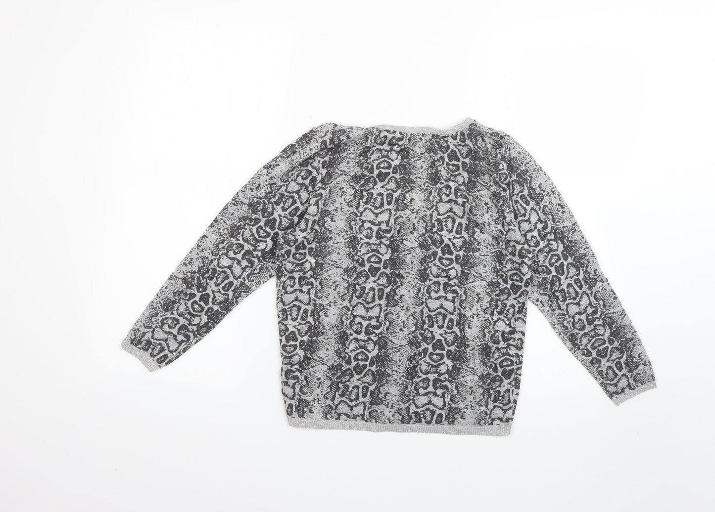 Womens UK Size 10 limited collection Silver Pullover Jumper