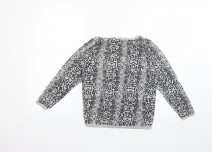 Womens UK Size 10 limited collection Silver Pullover Jumper