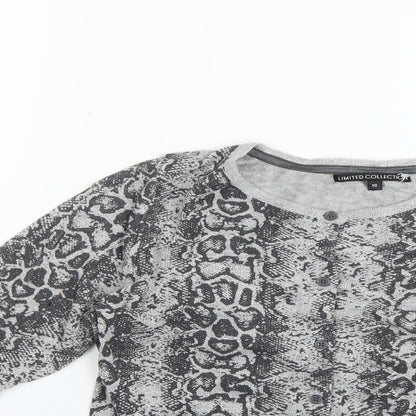 Womens UK Size 10 limited collection Silver Pullover Jumper