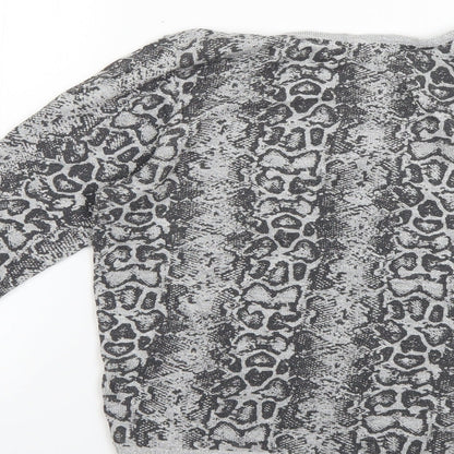 Womens UK Size 10 limited collection Silver Pullover Jumper