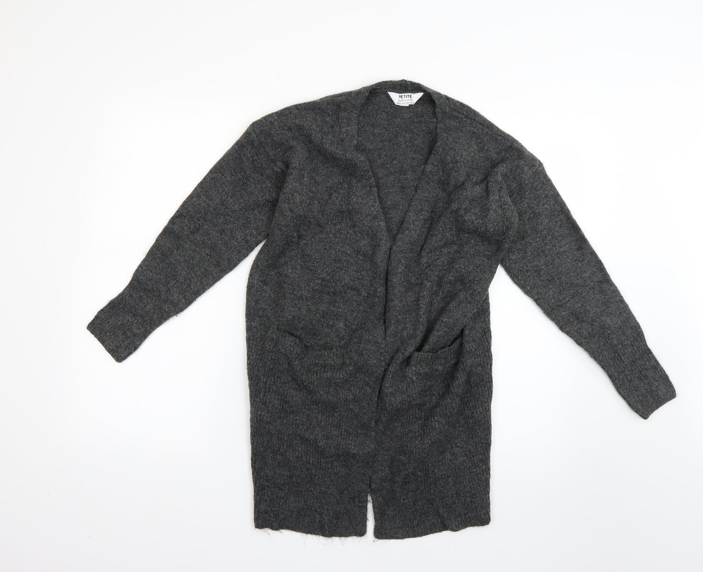 Womens UK Size S Dorothy Perkins Grey Cardigan Jumper