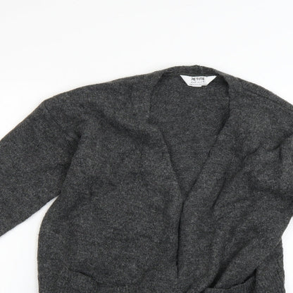 Womens UK Size S Dorothy Perkins Grey Cardigan Jumper