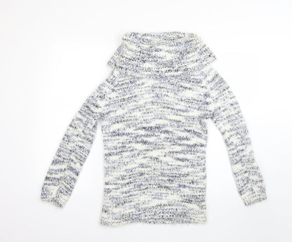 Womens UK Size S Peacocks Multicoloured Pullover Jumper