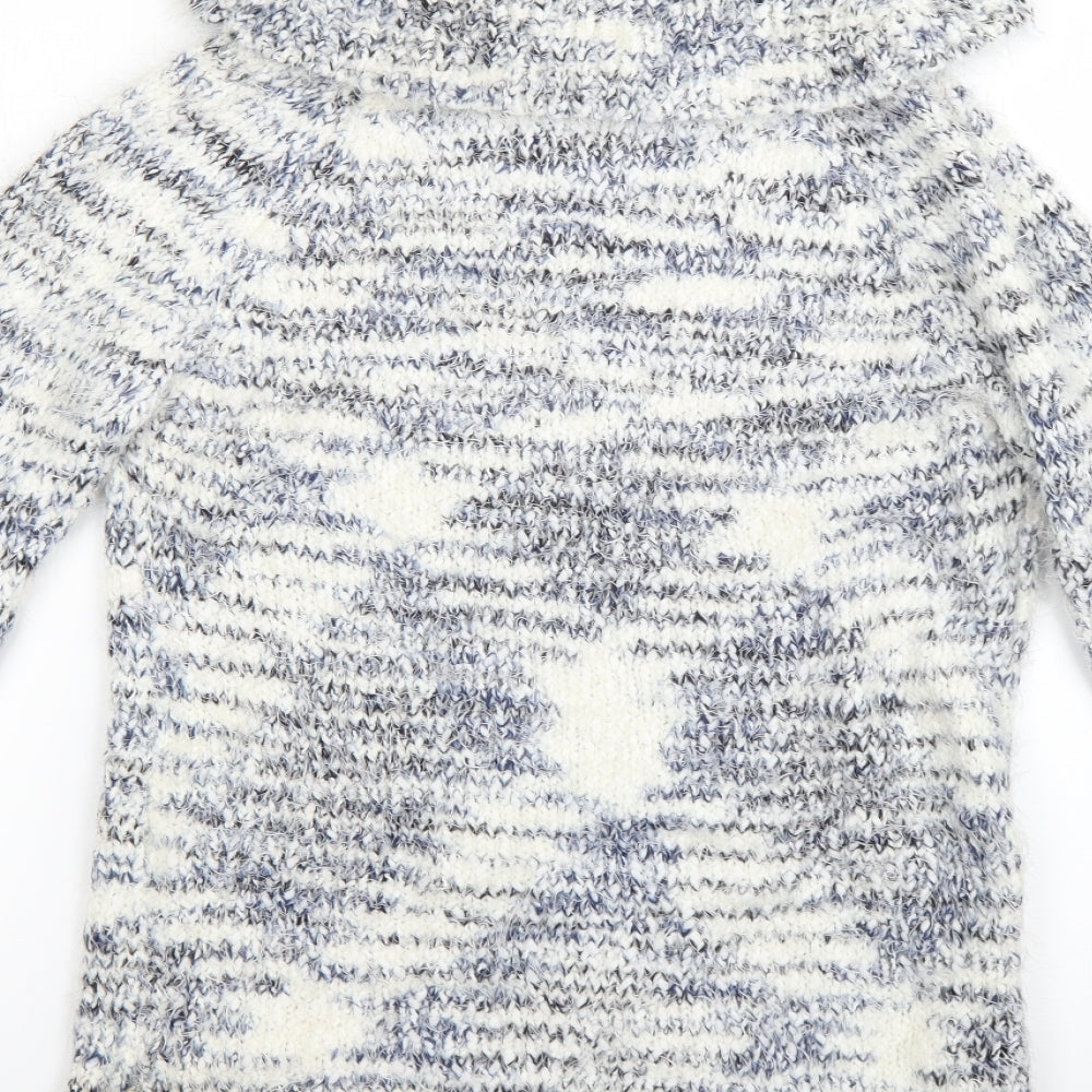 Womens UK Size S Peacocks Multicoloured Pullover Jumper