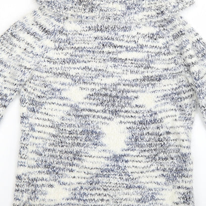 Womens UK Size S Peacocks Multicoloured Pullover Jumper