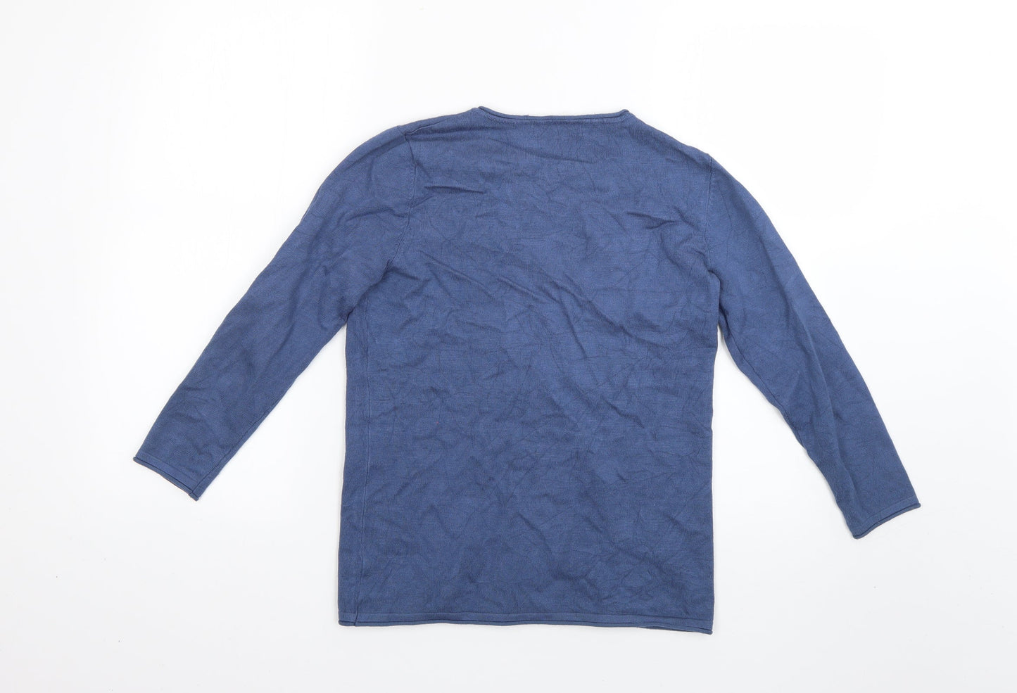 Womens UK Size XS Preworn Blue Cardigan Jumper