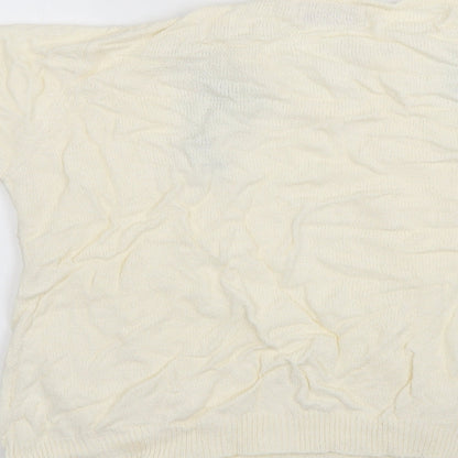 Womens UK Size 18 EWM White Pullover Jumper
