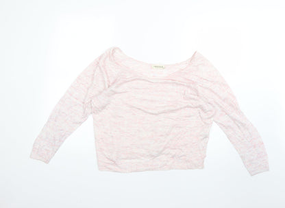 Womens UK Size 14 Marks and Spencer Pink Pullover Jumper