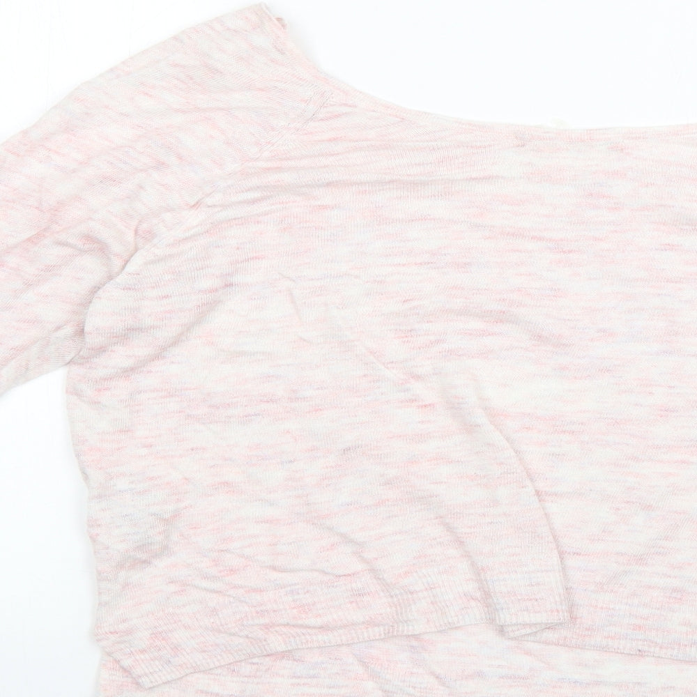 Womens UK Size 14 Marks and Spencer Pink Pullover Jumper