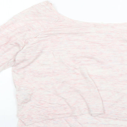 Womens UK Size 14 Marks and Spencer Pink Pullover Jumper