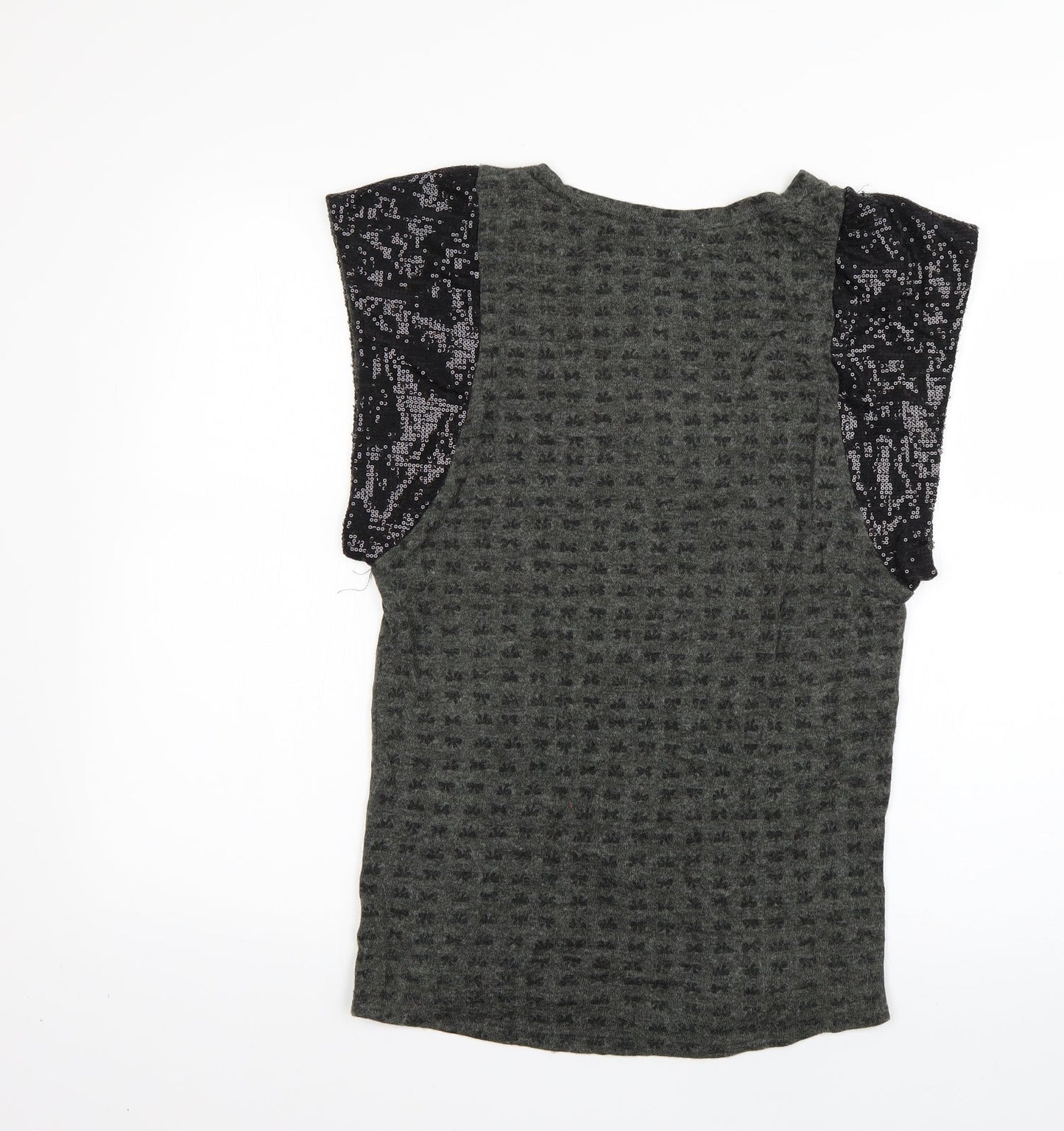 max c Womens Green   Basic T-Shirt Size 10