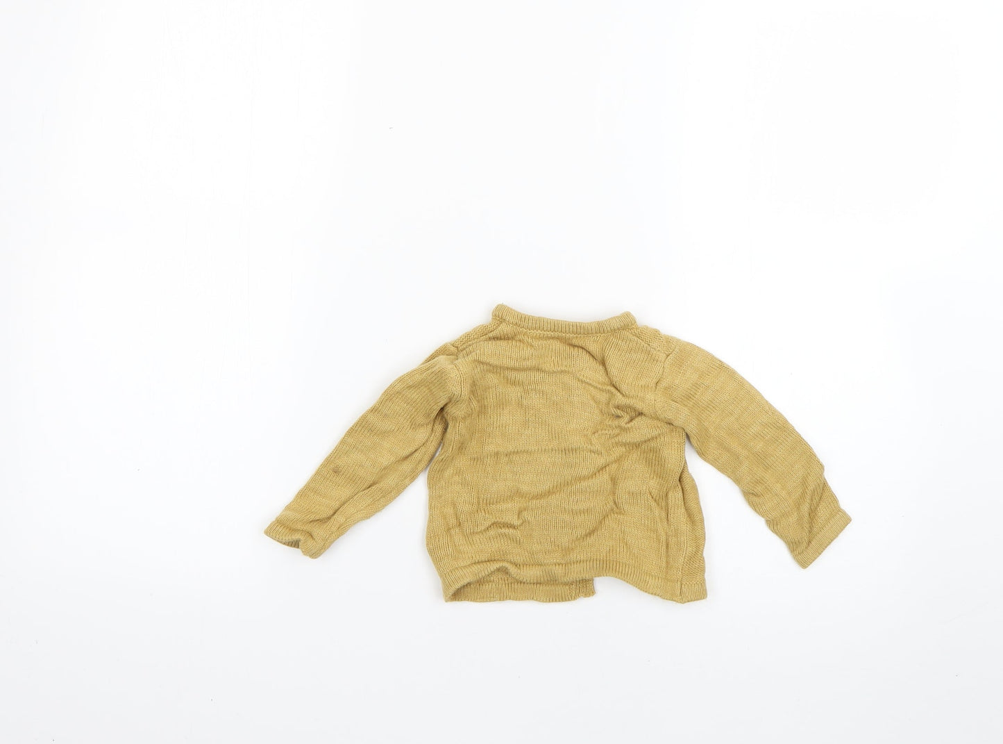 George Baby Yellow   Cardigan Jumper Size 3-6 Months
