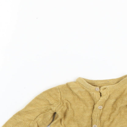 George Baby Yellow   Cardigan Jumper Size 3-6 Months