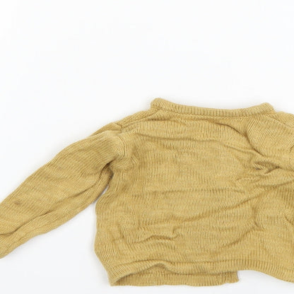 George Baby Yellow   Cardigan Jumper Size 3-6 Months