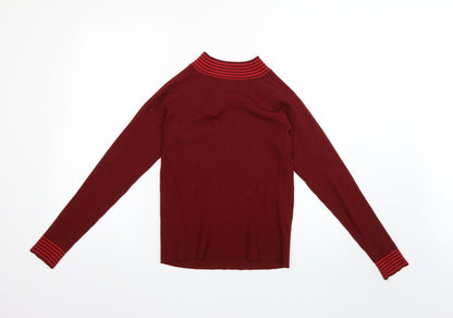 Womens UK Size 12 NEXT Red Pullover Jumper