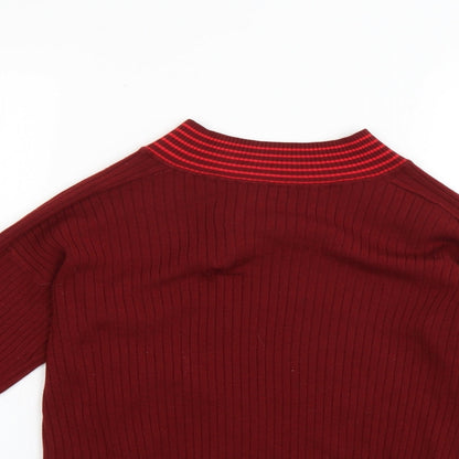 Womens UK Size 12 NEXT Red Pullover Jumper