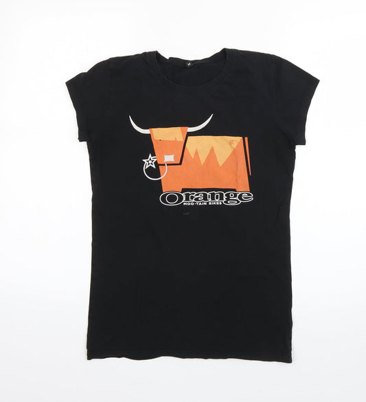 Continental Womens Black    T-Shirt Size M