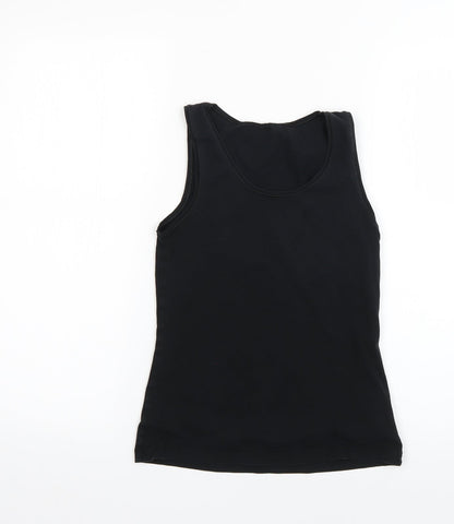 Womens UK Size 10 Marks and Spencer Black Basic T-Shirt