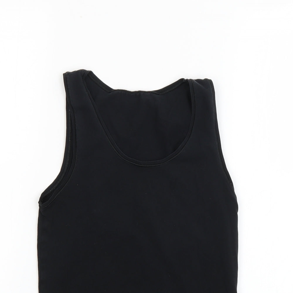Womens UK Size 10 Marks and Spencer Black Basic T-Shirt