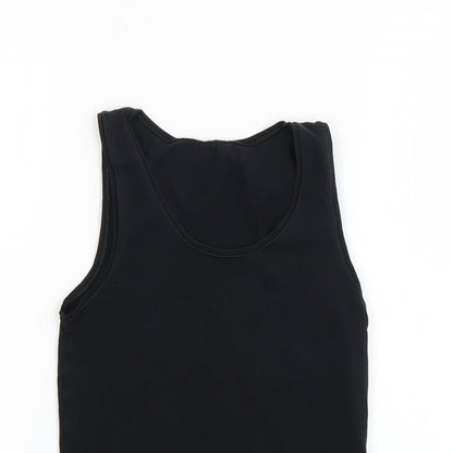 Womens UK Size 10 Marks and Spencer Black Basic T-Shirt