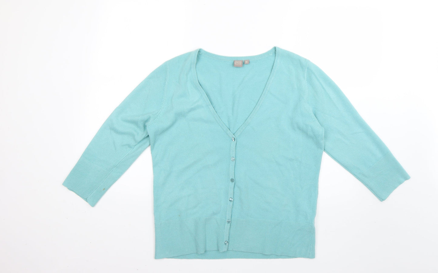 TU Womens Blue   Cardigan Jumper Size 16