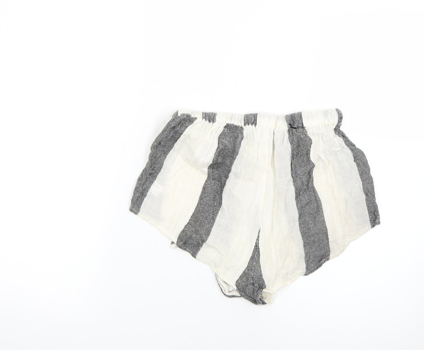 ASOS Womens Multicoloured Striped  Cut-Off Shorts Size 8