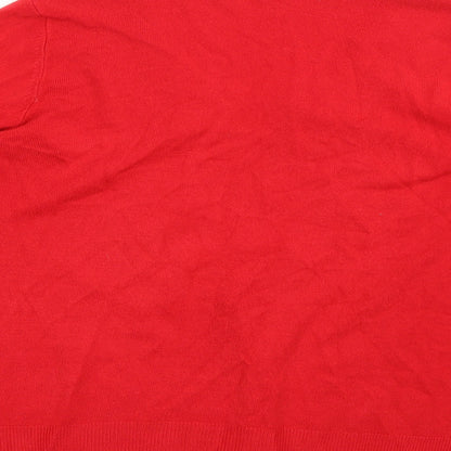 BHS Womens Red   Pullover Jumper Size 14
