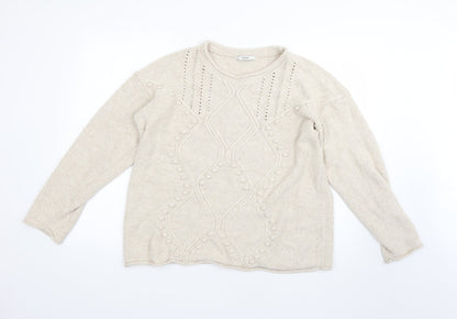 George Womens Beige   Pullover Jumper Size 16