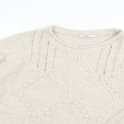 George Womens Beige   Pullover Jumper Size 16