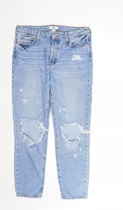 forever21 Womens Blue   Straight Jeans Size 30 L26 in