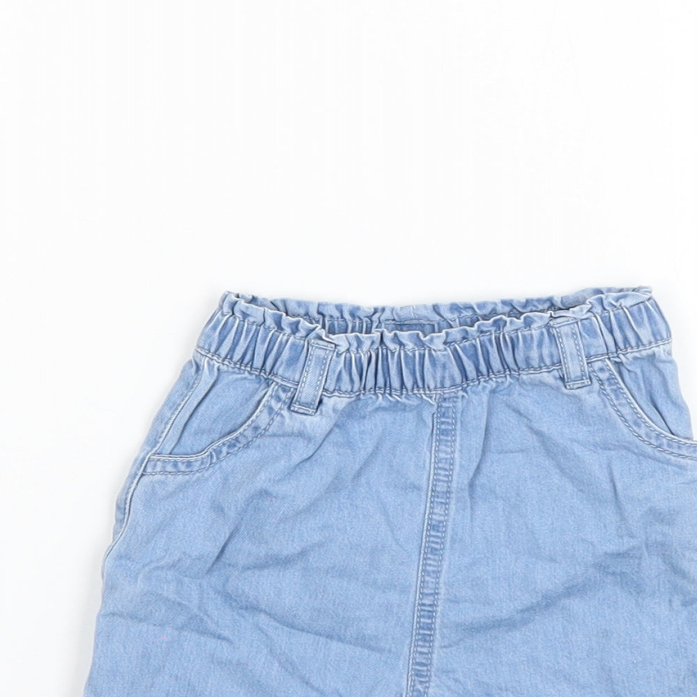 fred & flo Baby Blue   Cropped Trousers Size 0-3 Months