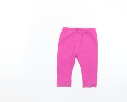 M&Co Baby Pink   Cropped Trousers Size 0-3 Months