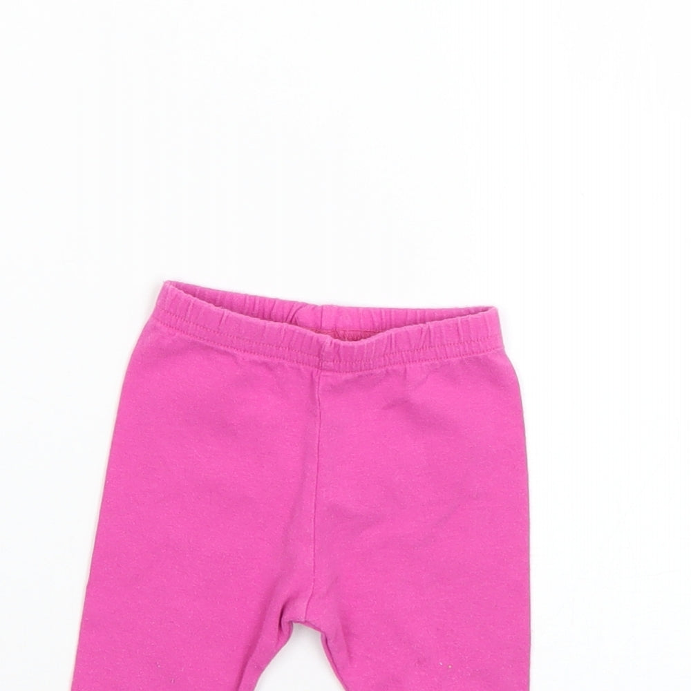 M&Co Baby Pink   Cropped Trousers Size 0-3 Months