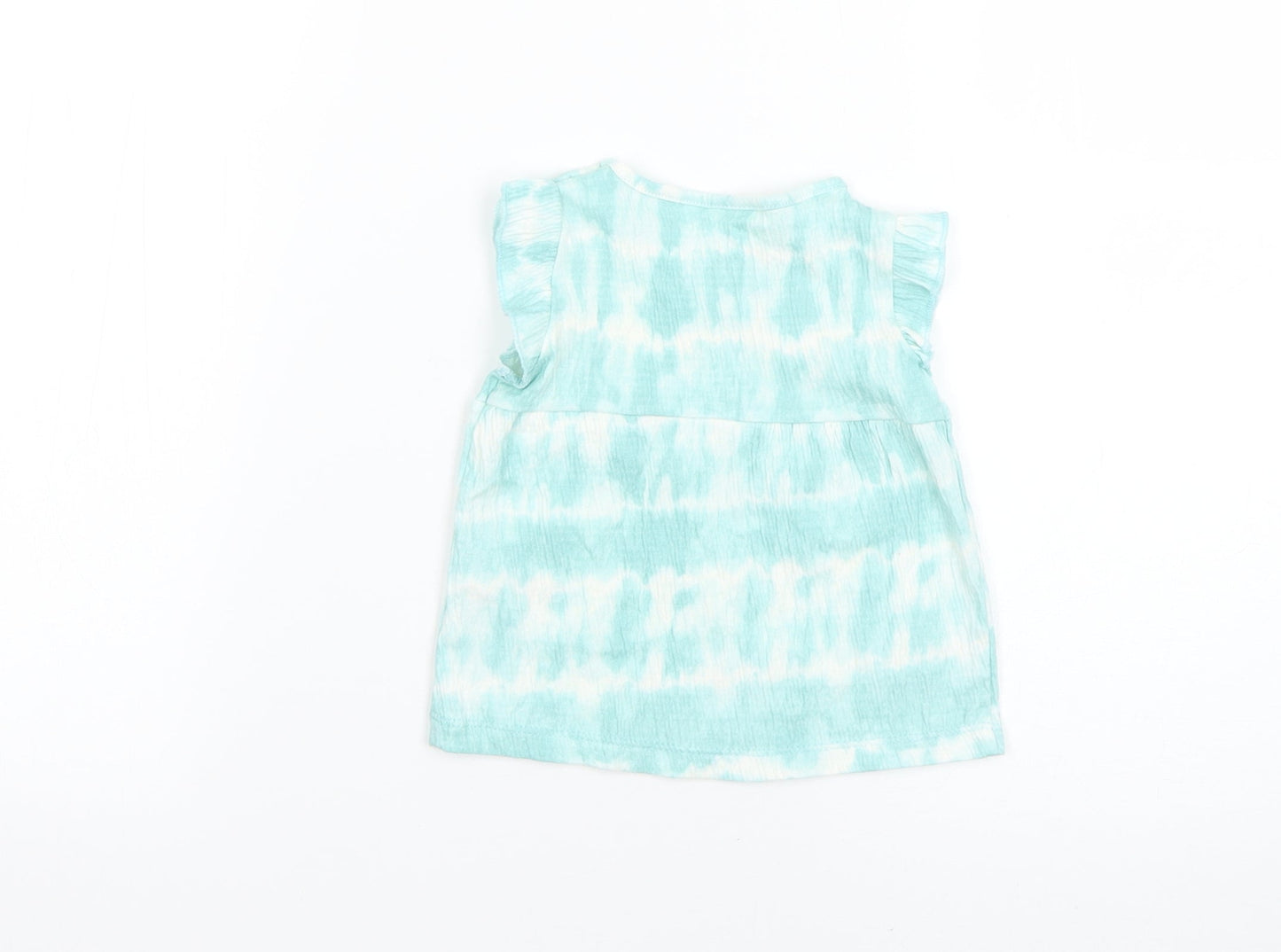 F&F Baby Multicoloured Geometric  Basic T-Shirt Size 0-3 Months