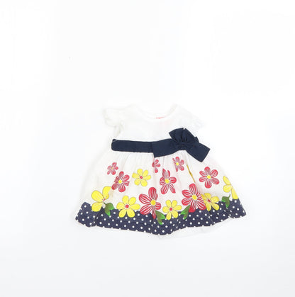 Baby C Baby Multicoloured Geometric  Fit & Flare  Size 0-3 Months