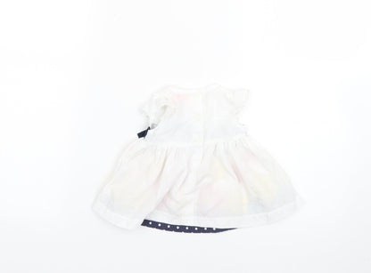 Baby C Baby Multicoloured Geometric  Fit & Flare  Size 0-3 Months