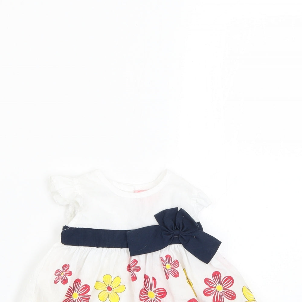 Baby C Baby Multicoloured Geometric  Fit & Flare  Size 0-3 Months