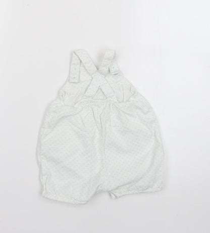 TU Baby Multicoloured Floral  Dungaree Outfit/Set Size 0-3 Months