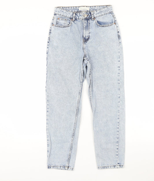 Denim & Co. Womens Blue  Denim Straight Jeans Size 6 L28 in