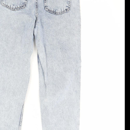 Denim & Co. Womens Blue  Denim Straight Jeans Size 6 L28 in