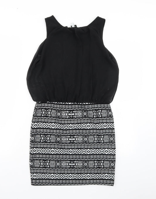 New Look Womens Black   Pencil Dress  Size 10