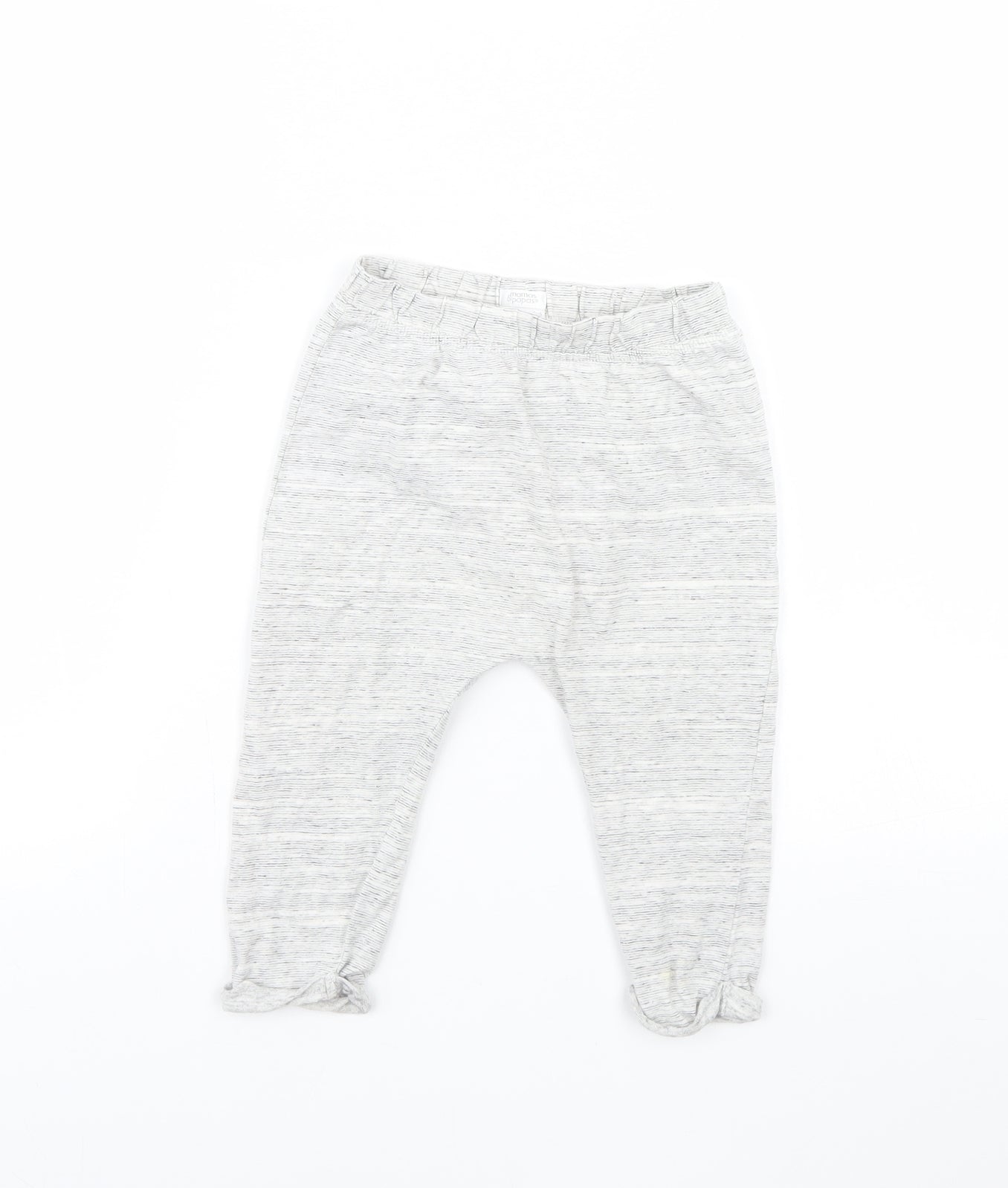 mamas & papas Girls Grey   Jogger Trousers Size 18 Months